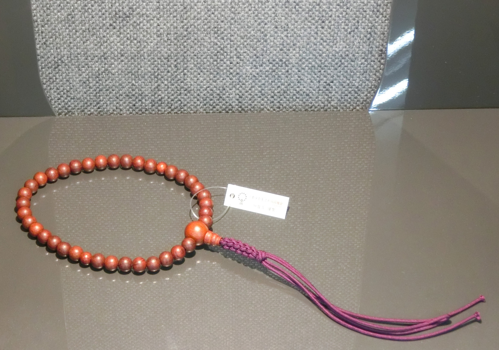 女性用数珠　素引縞紫檀（スビキシマシタン）